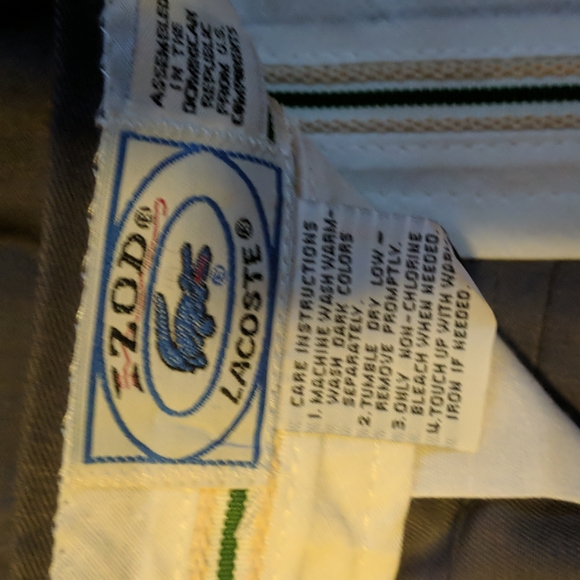 Vintage deadstock Izod Lacoste men's shorts new with tags! - Picture 3 of 3